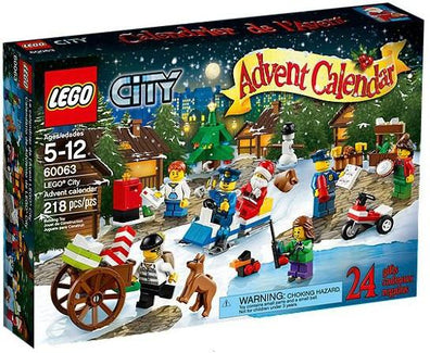 LEGO Set-Advent Calendar - City (2014)-Holiday / Christmas / Advent / City-60063-1-Creative Brick Builders